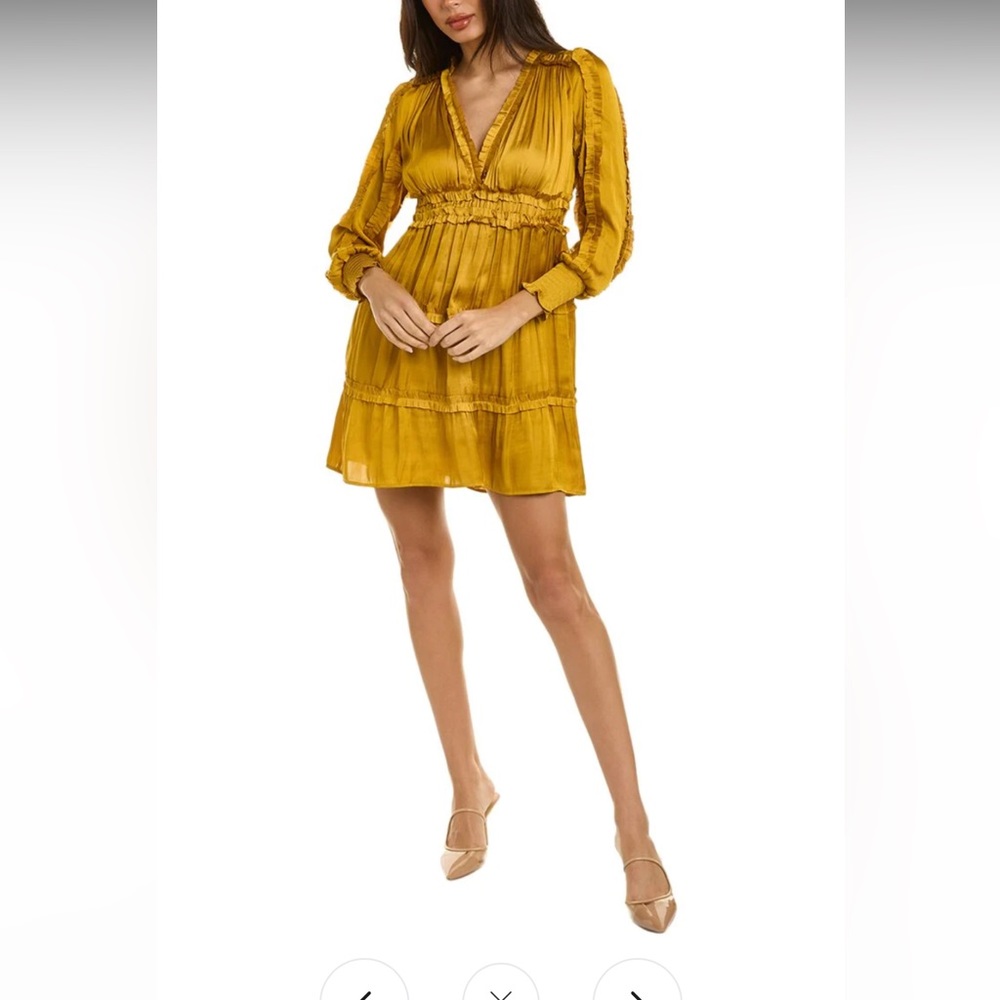 Brand new mustard color dress